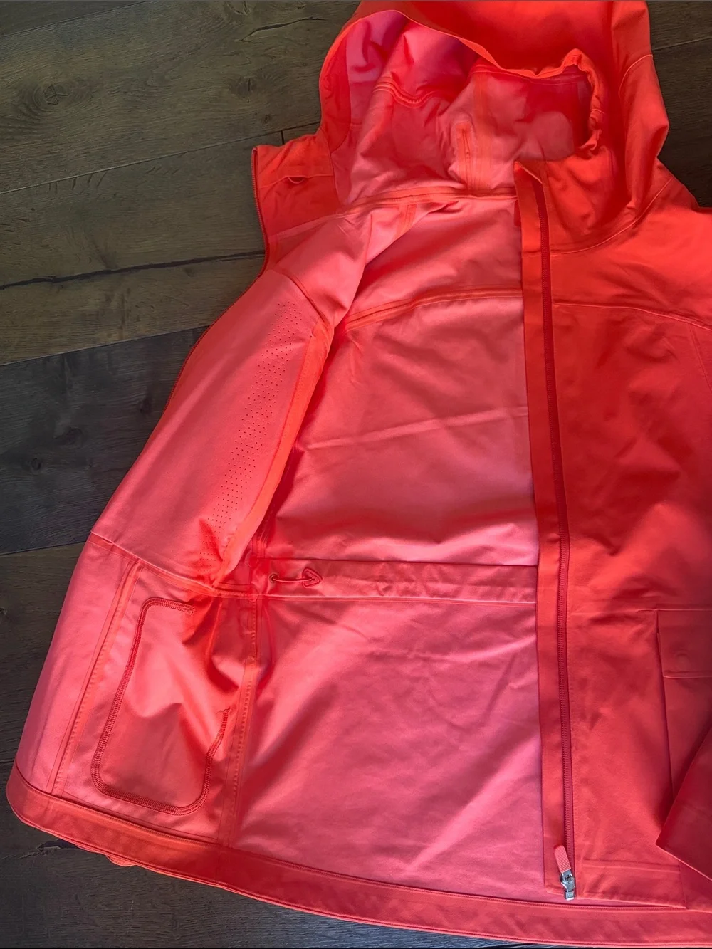 Lululemon Orange Rain Jacket - Shell